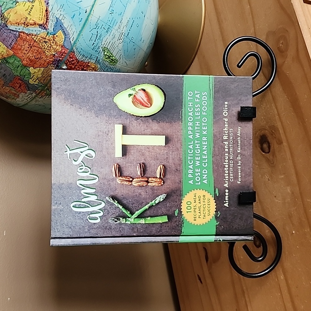 Almost Keto hardcover book